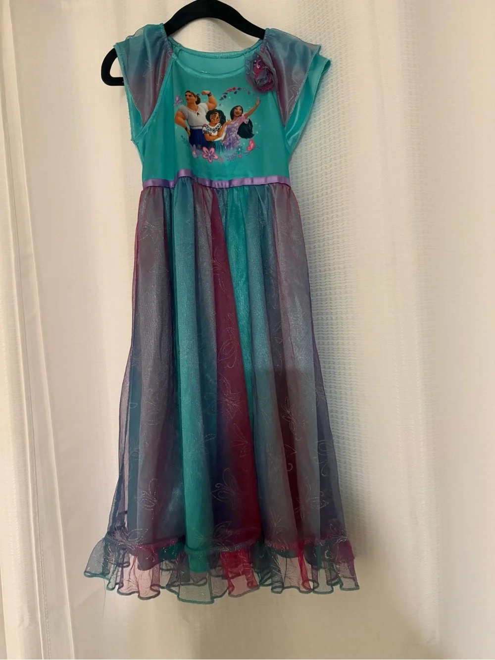 Girls' Disney encanto gown pajamas Purple Dress size 5 - Picture 2 of 6